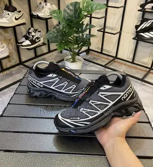 Original Grey/White Salomon Xt-6 Gore-tex Trail Running Sneakers