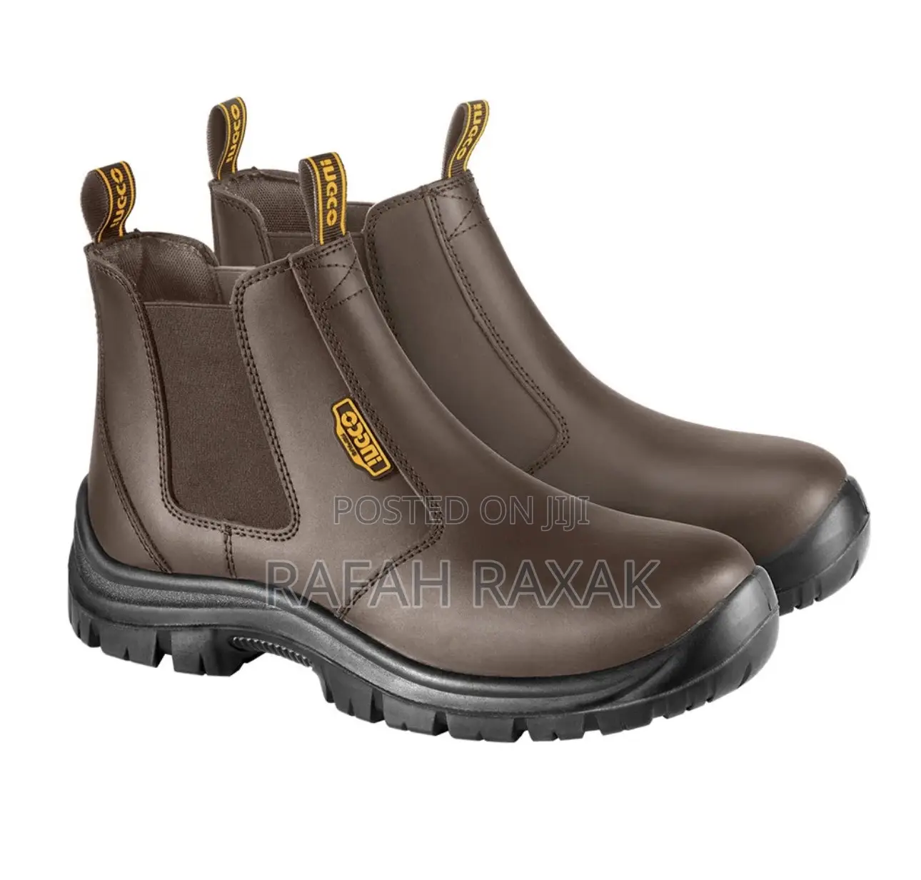 Original Men’S Dark Tan Ingco Safety Boots
