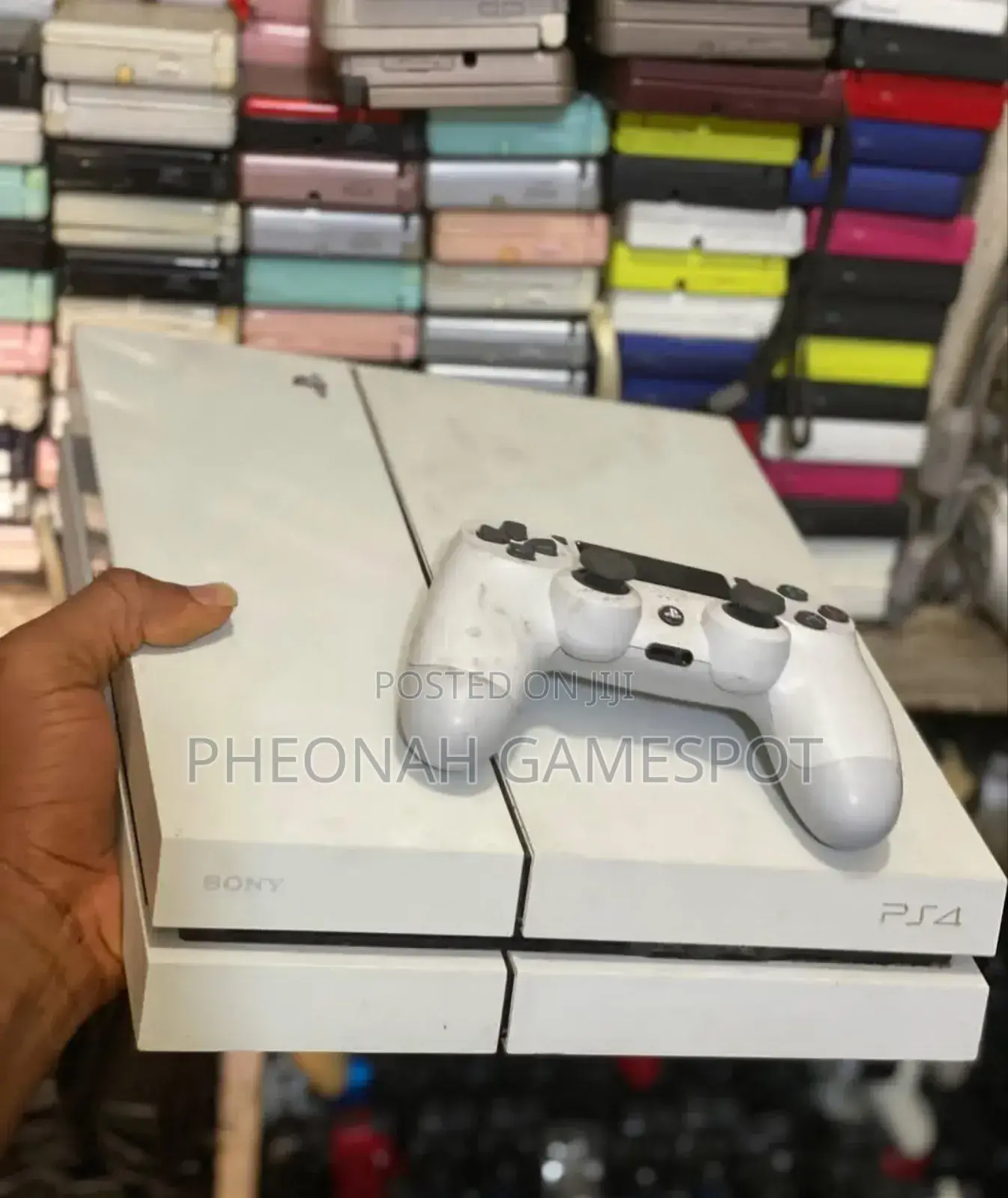 Sony Playstation 4 Video Game Console. With 12 Games and 2 Controllers