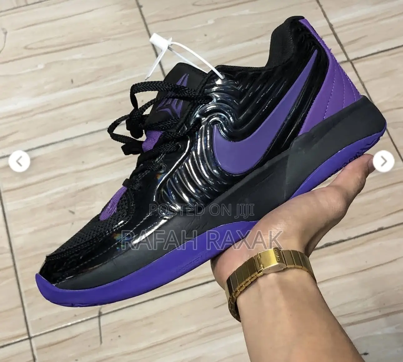 Original Black/Purple Nike Ja Morant 2 Ja2 Basketball Sneakers