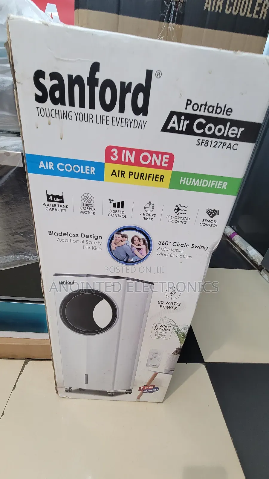Sandford Air Cooler of Water