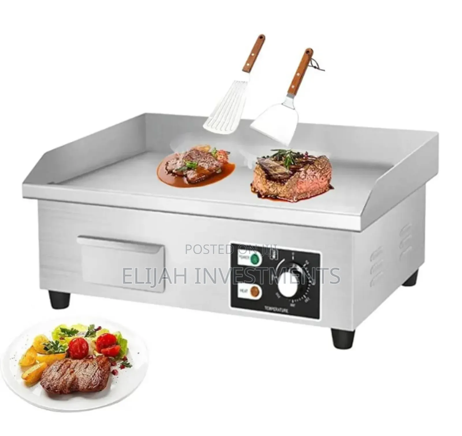Stainless Steel Electric Teppanyaki Grill