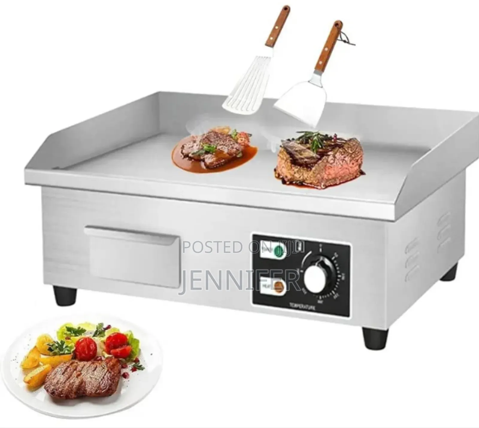 Stainless Steel Electric Teppanyaki Grill