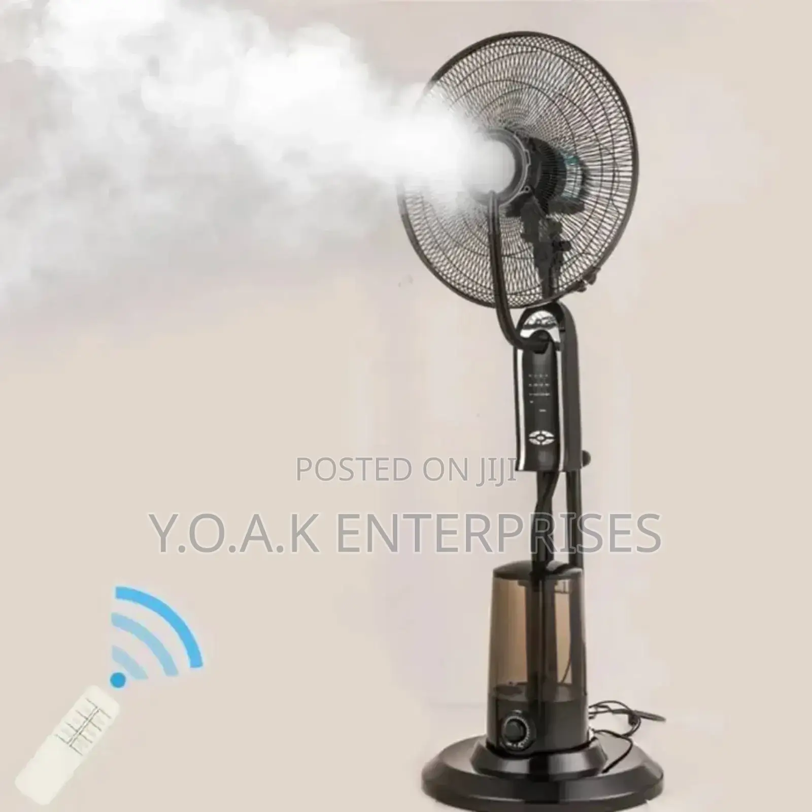 16-Inch Pedestal Misting Fan.