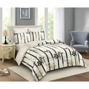 Duvet Set With 1 Bed Sheet 2 Pillow Cases -Double Faced