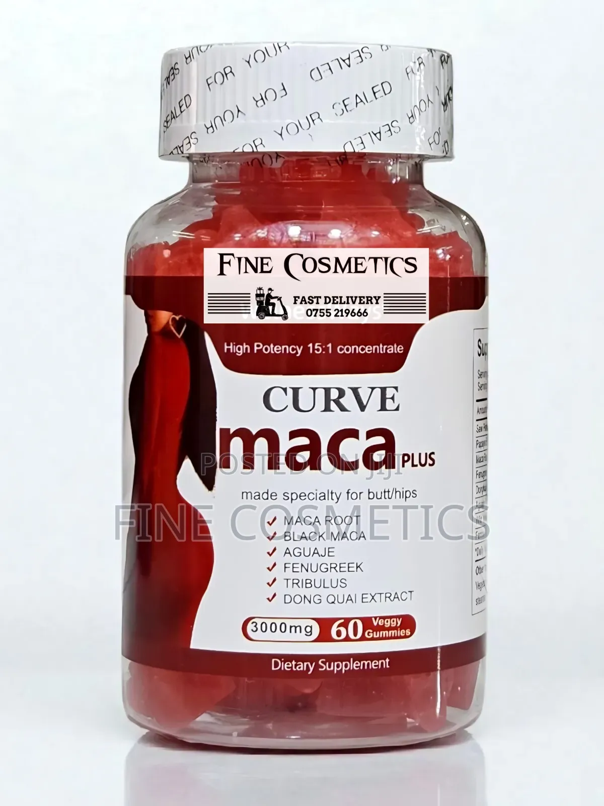 Curve Maca Hip and Buttocks Enlargement Chewing Gummies
