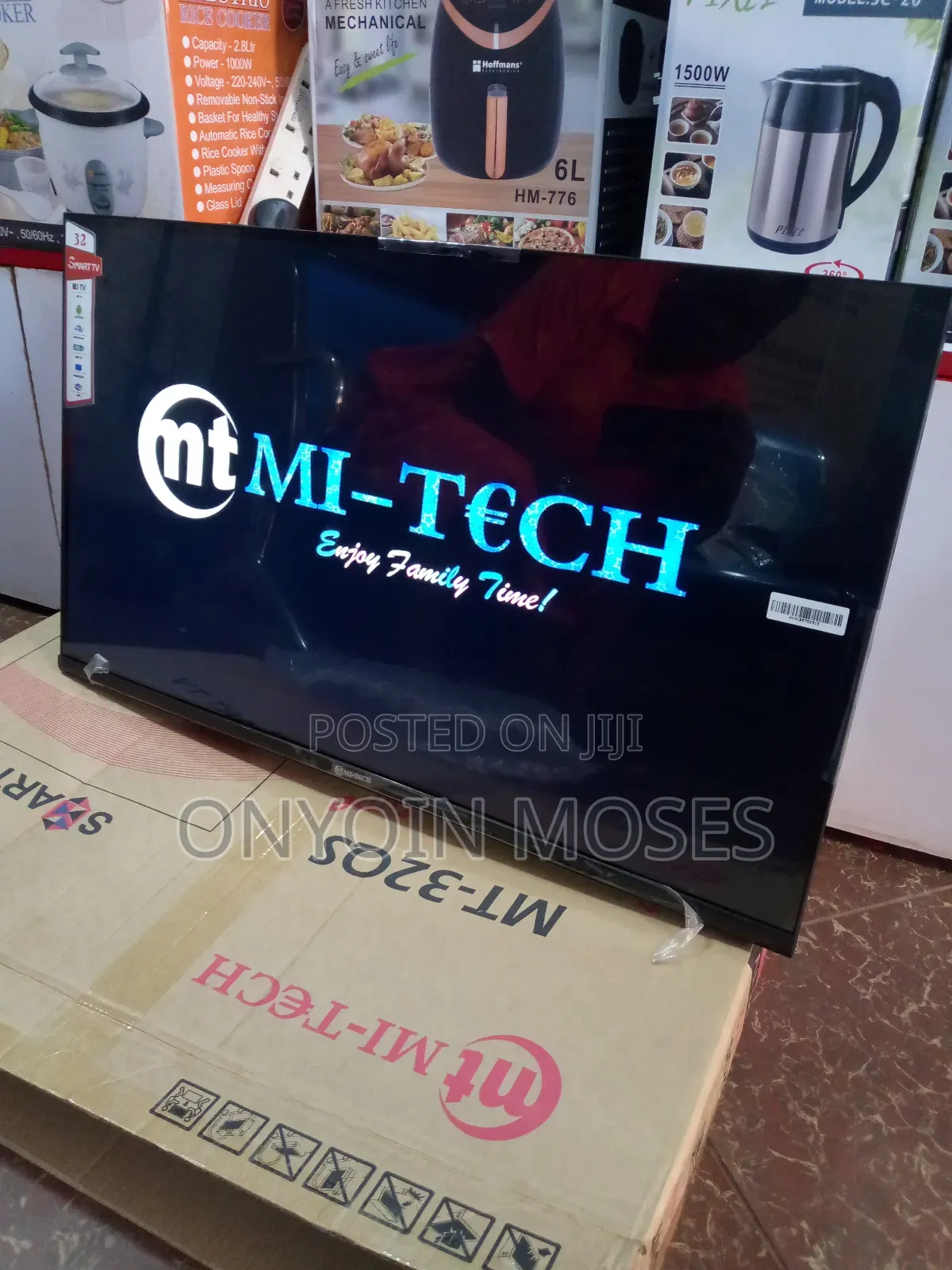 Smart 32 Inches Mi-Tech Android Frameless Flat Screen Tv