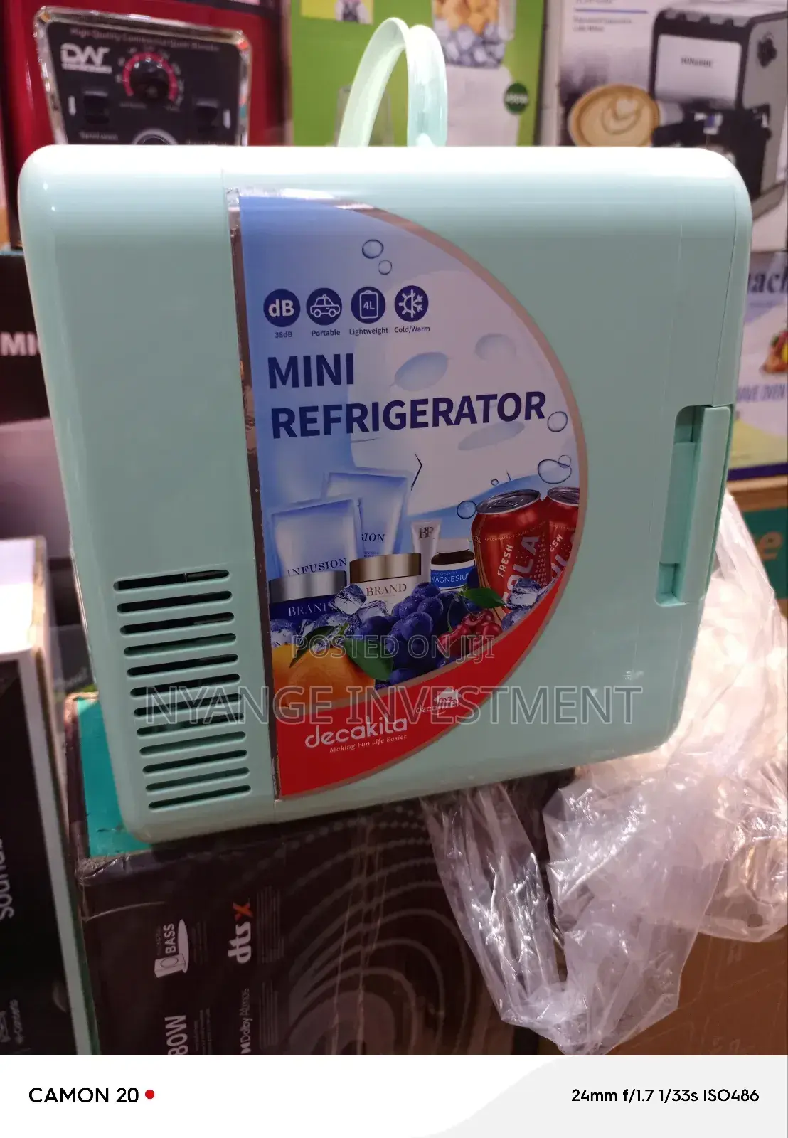 Mini Car Fridge 4.0l
. Decakira Mini Car Fride