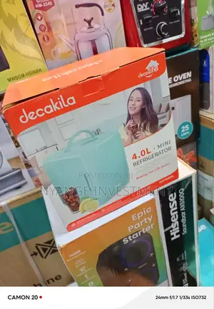 Mini Car Fridge 4.0l
. Decakira Mini Car Fride