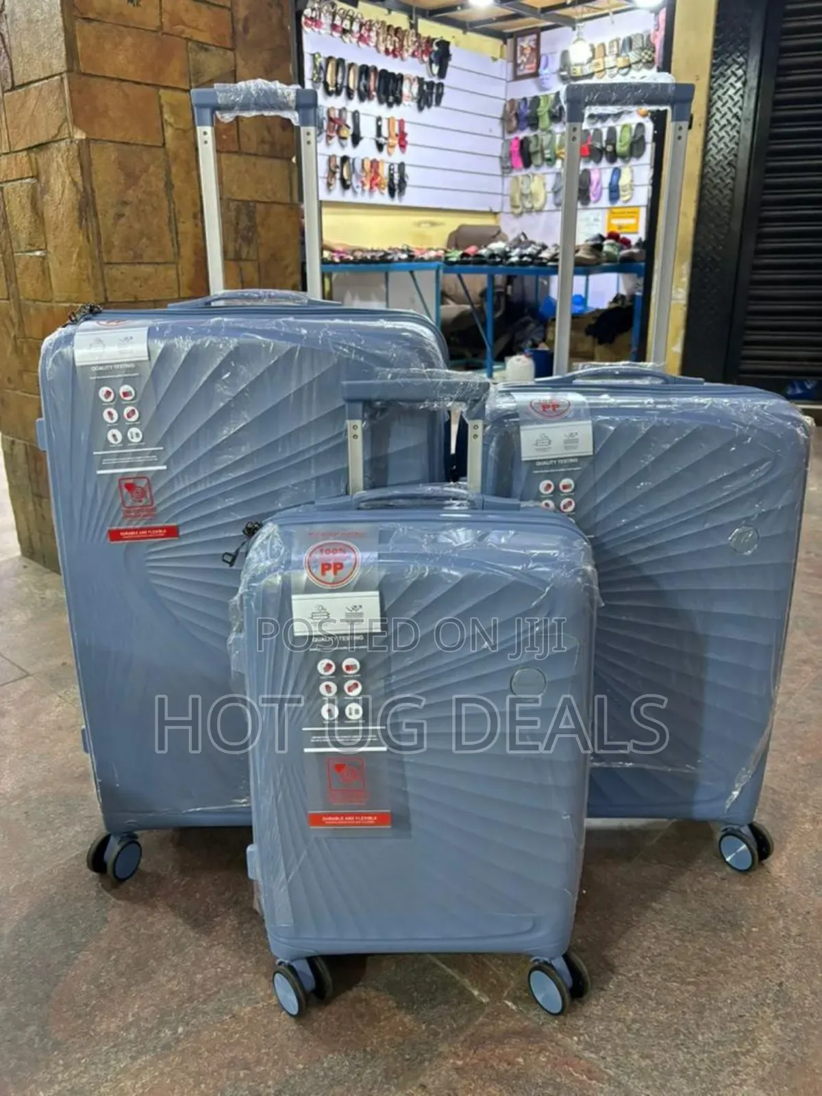 3 In 1 Suitcase Pure Rubber Material Durable Waterproof Suitcases