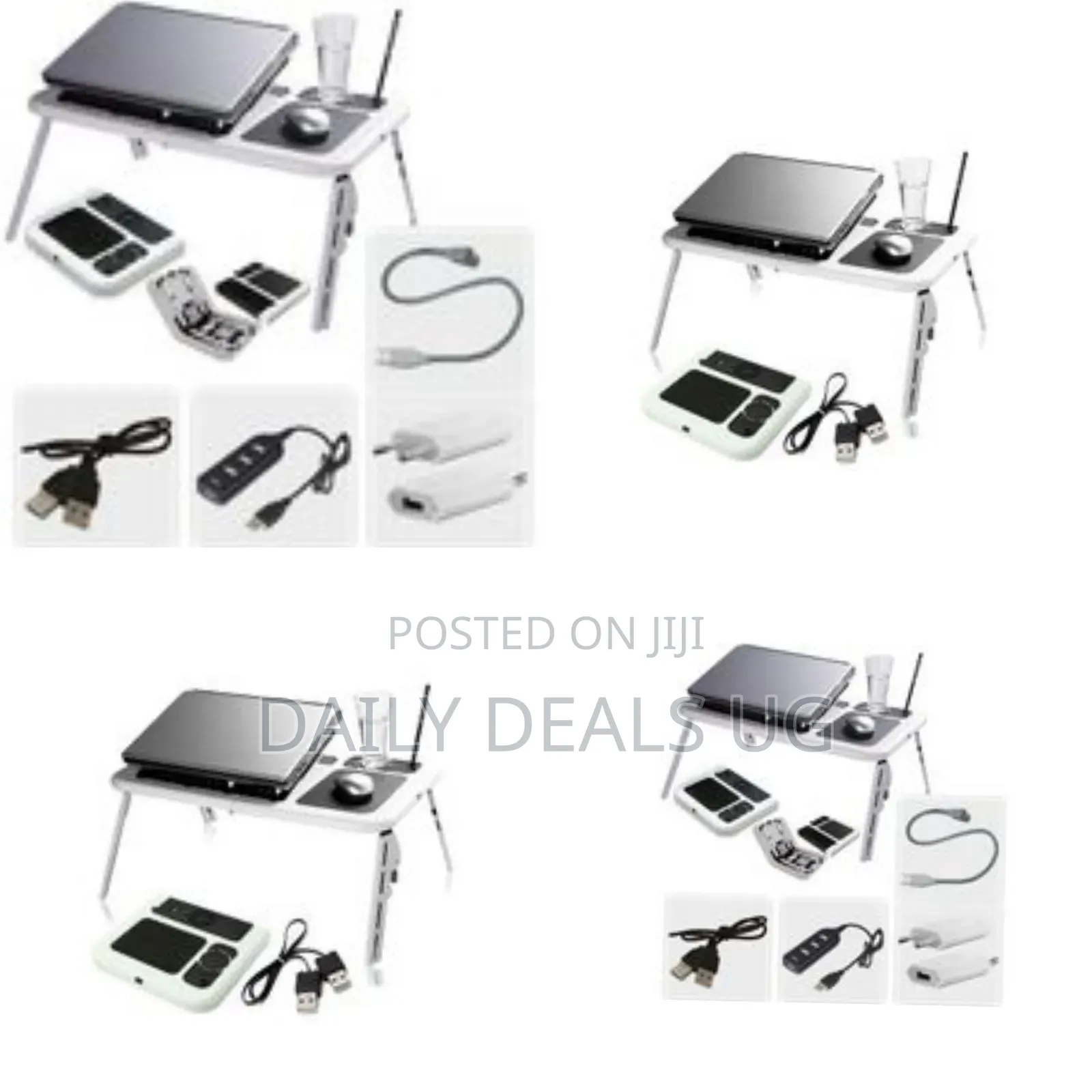 Foldable and Portable Bedroom Table Desk Laptop Table Stand Organizer