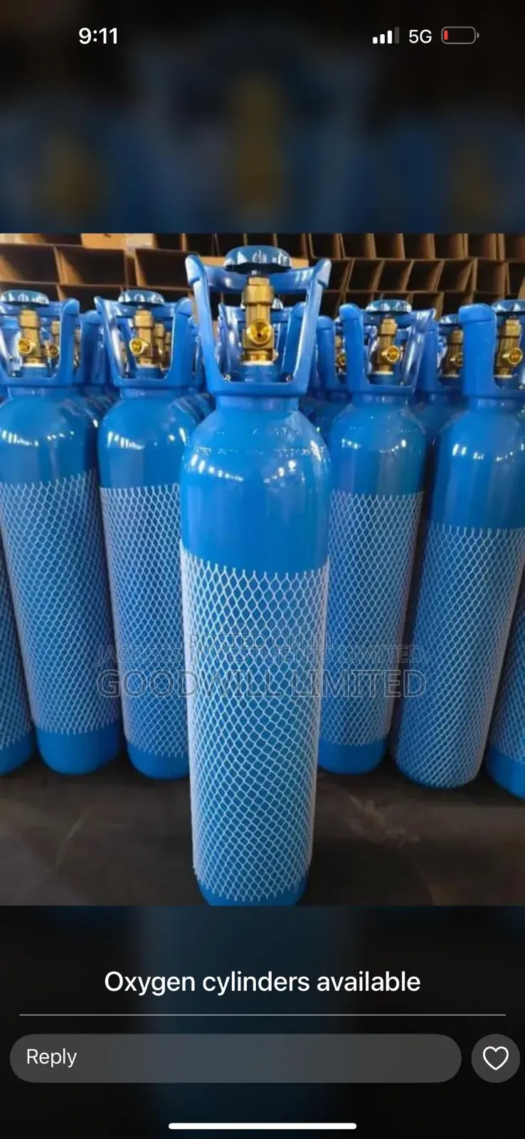 Oxygen Cylinder 10l