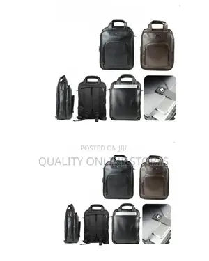 Leather Anti Theft Travel Laptop Student Bookbag Backpack Bag16 Inch
