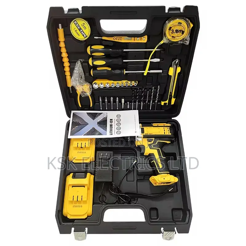 Rechargeable Mini Drill Set Three-Function Impact Screwdriver
