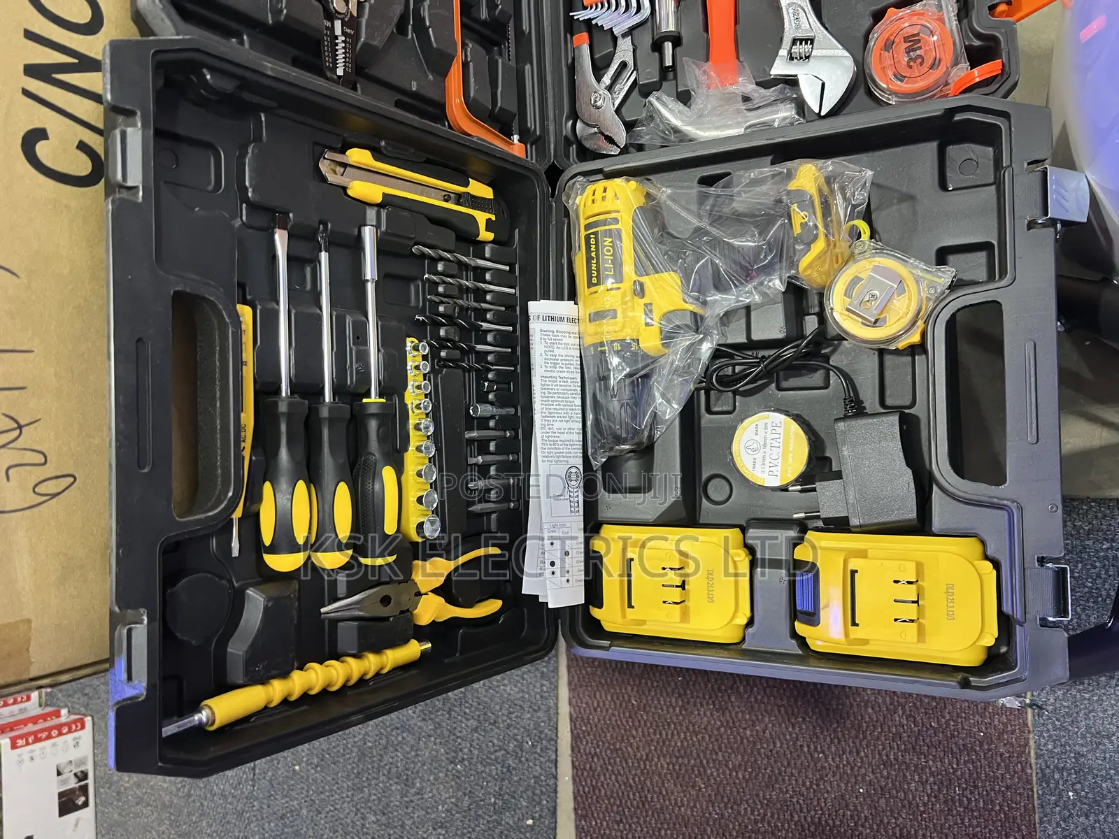 Rechargeable Mini Drill Set Three-Function Impact Screwdriver