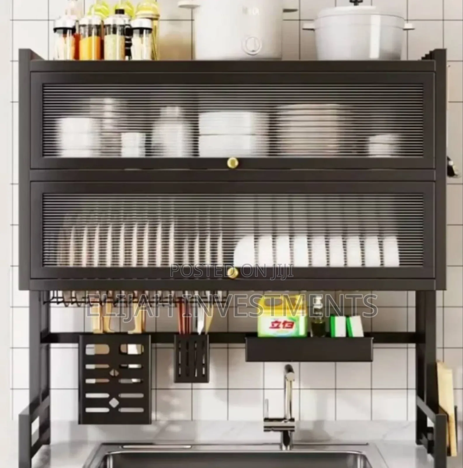 Over the Sink Dish Drying Rack