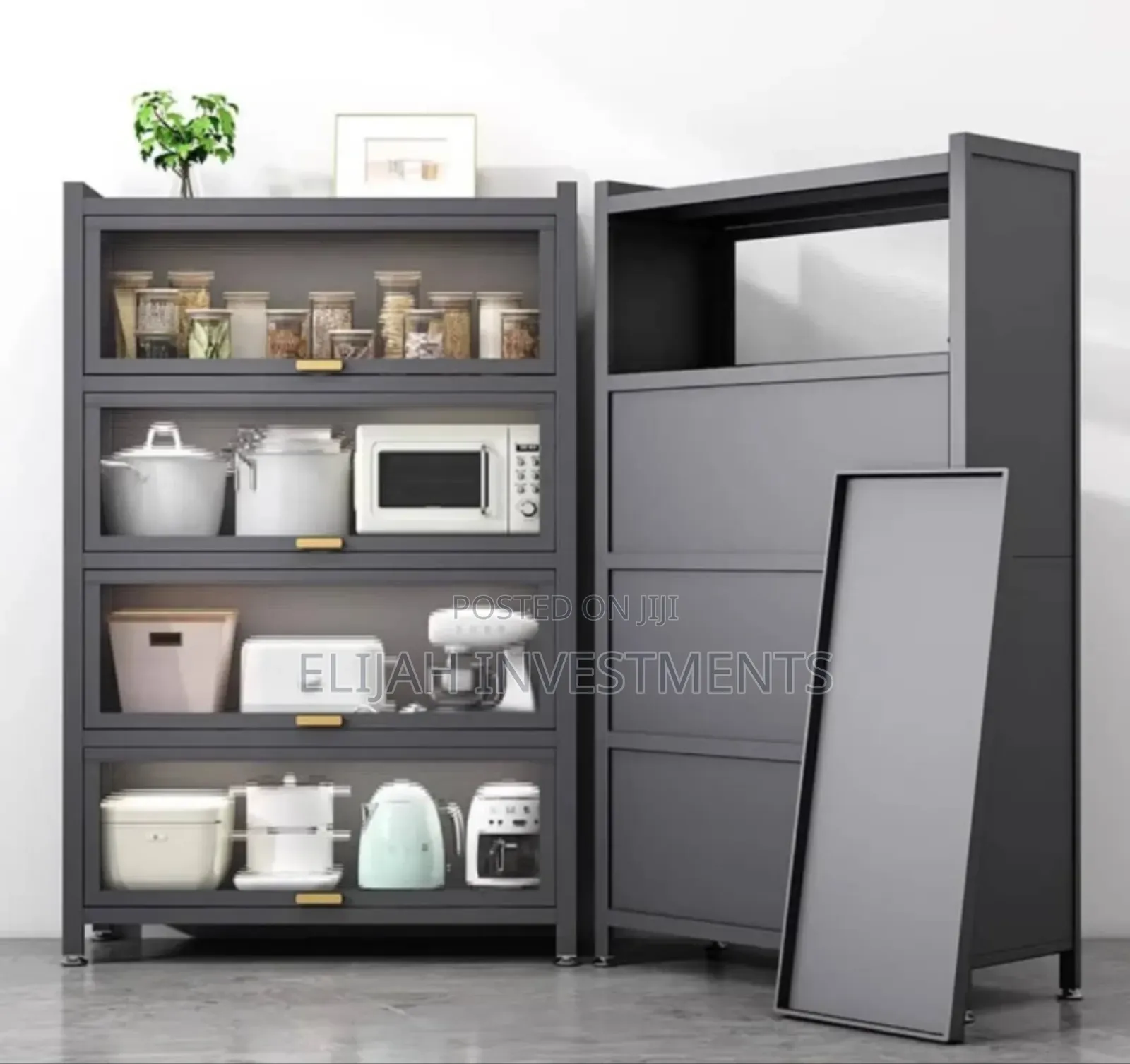 Multi-Layer Locker With Door Organizer
