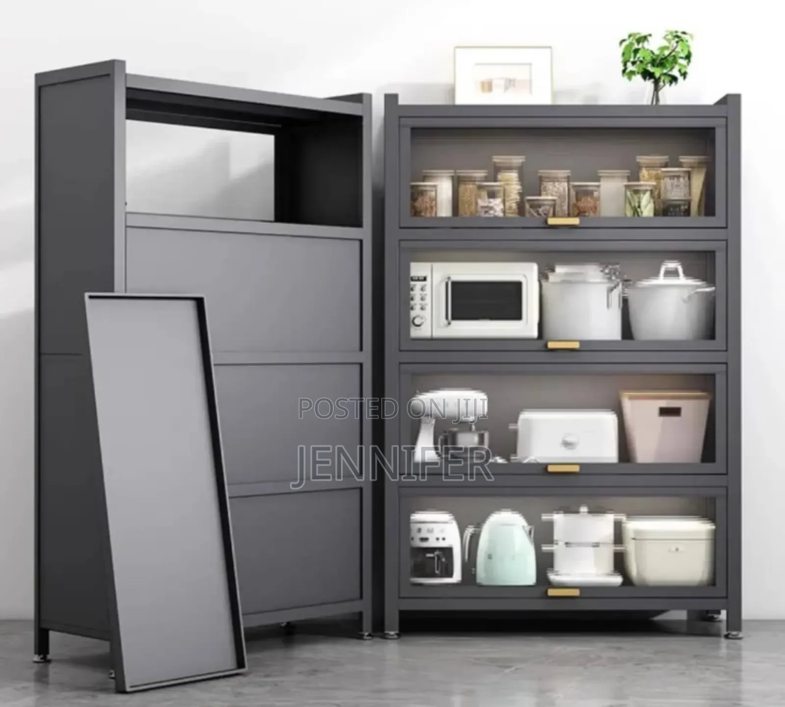 Multi-Layer Locker With Door Organizer