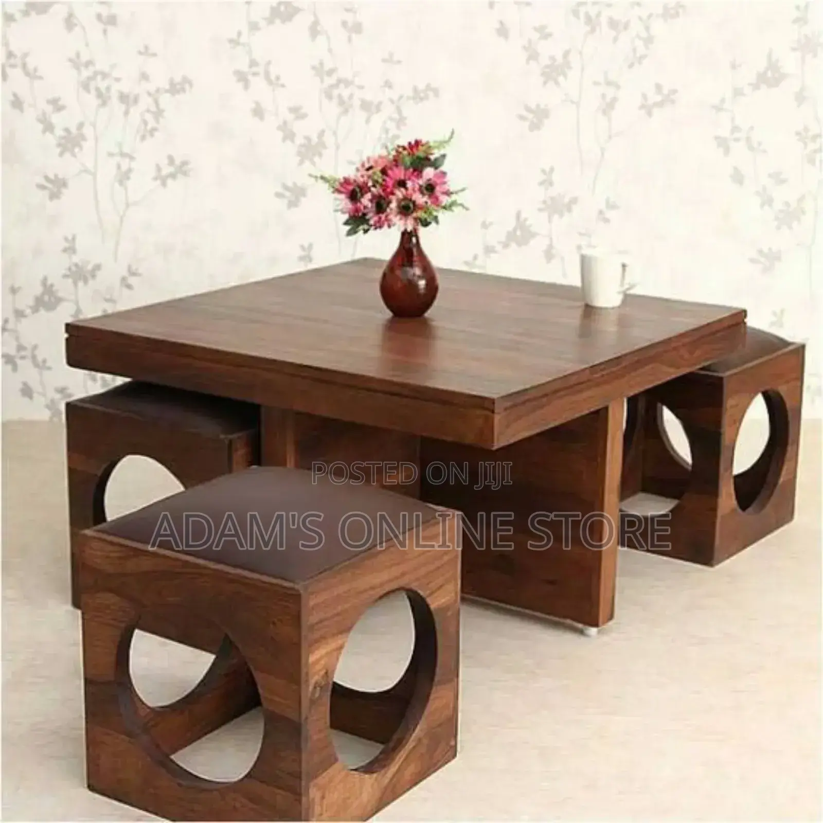 Center Table With Stools