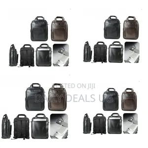Leather Anti Theft Travel Laptop Student Bookbag Backpack 16inch
