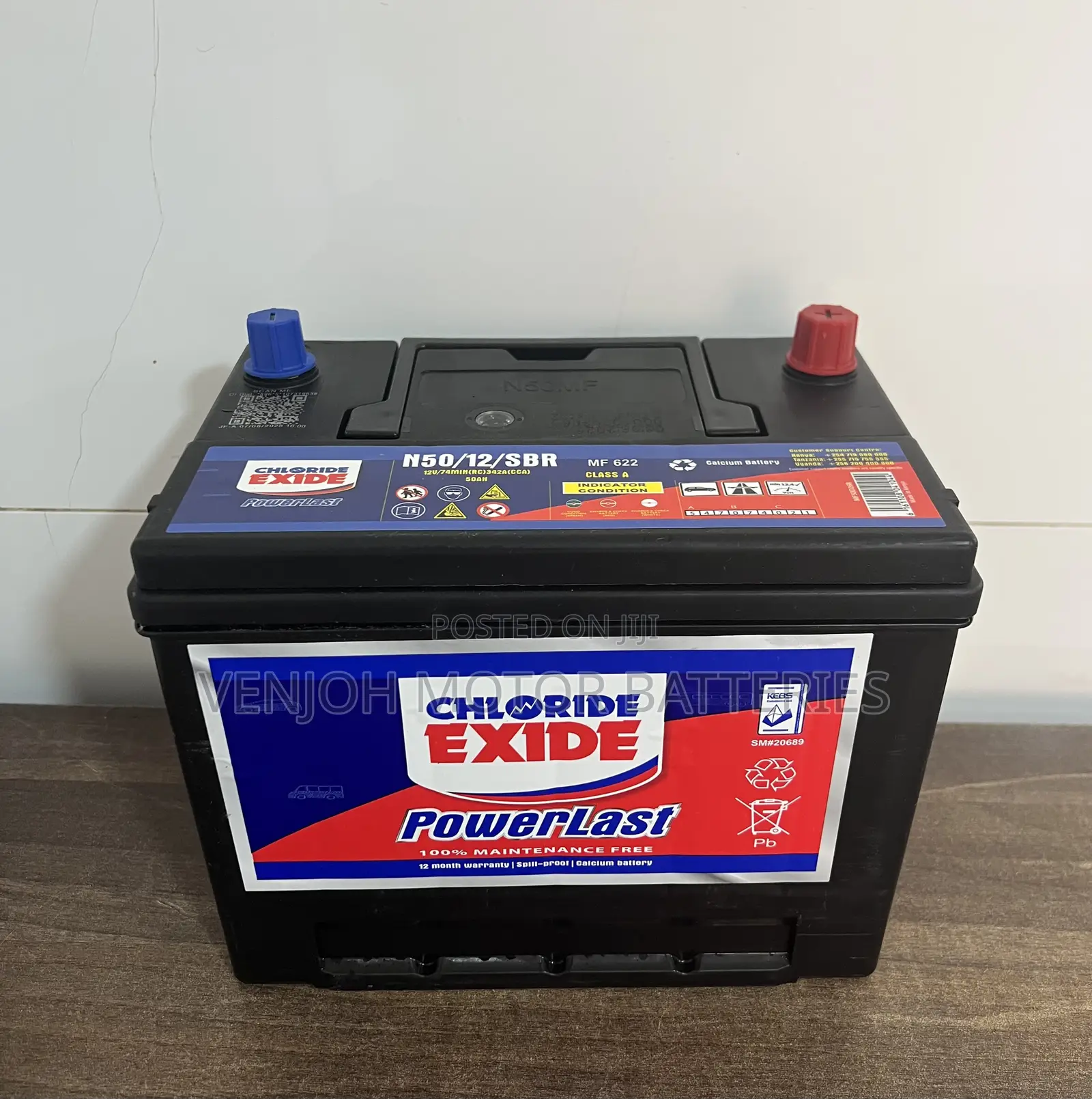 N50 Power Last Maintainance Free Car Battery