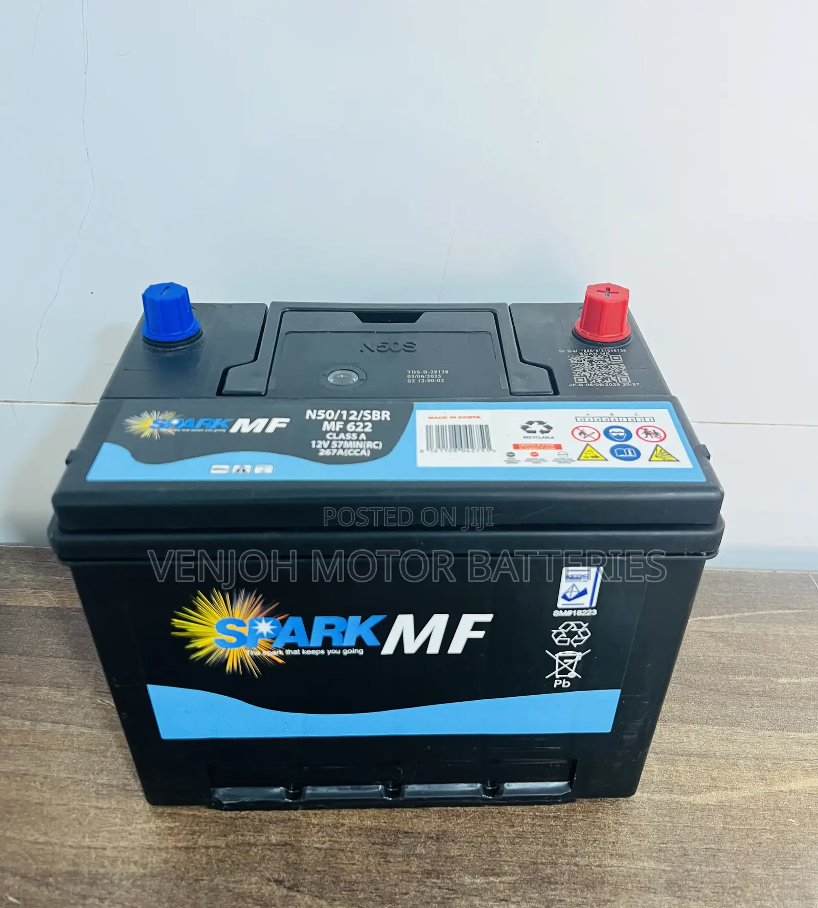 N50 - 50 Ah Spark Car Battery MFR