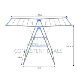 Foldable Outdoor Clothes Drying Rack