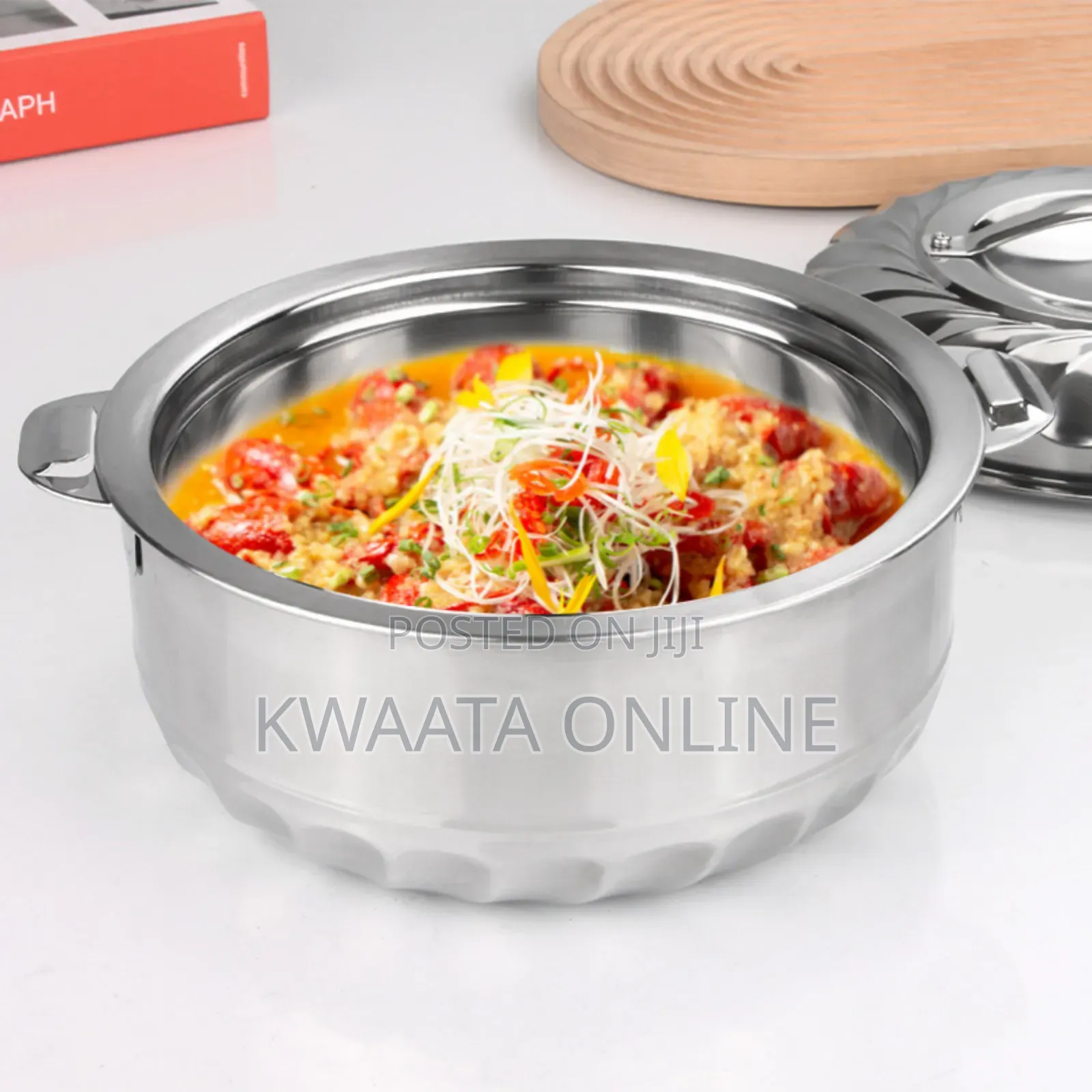 4pcs(1l/2l/3l/5l)Stainless Steel Food Warmer Storage Container