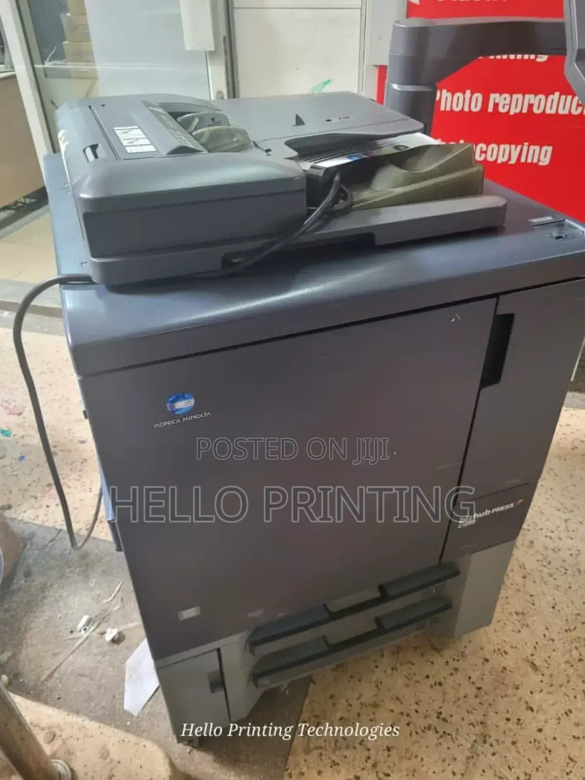 Touchscreen + Duplex - Bizhub C1060 Press .