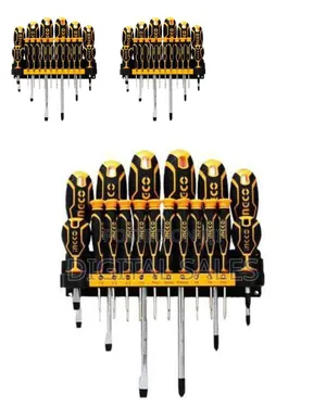 Ingco 18 PCS Screwdriver and Precision Screwdriver Set-Black