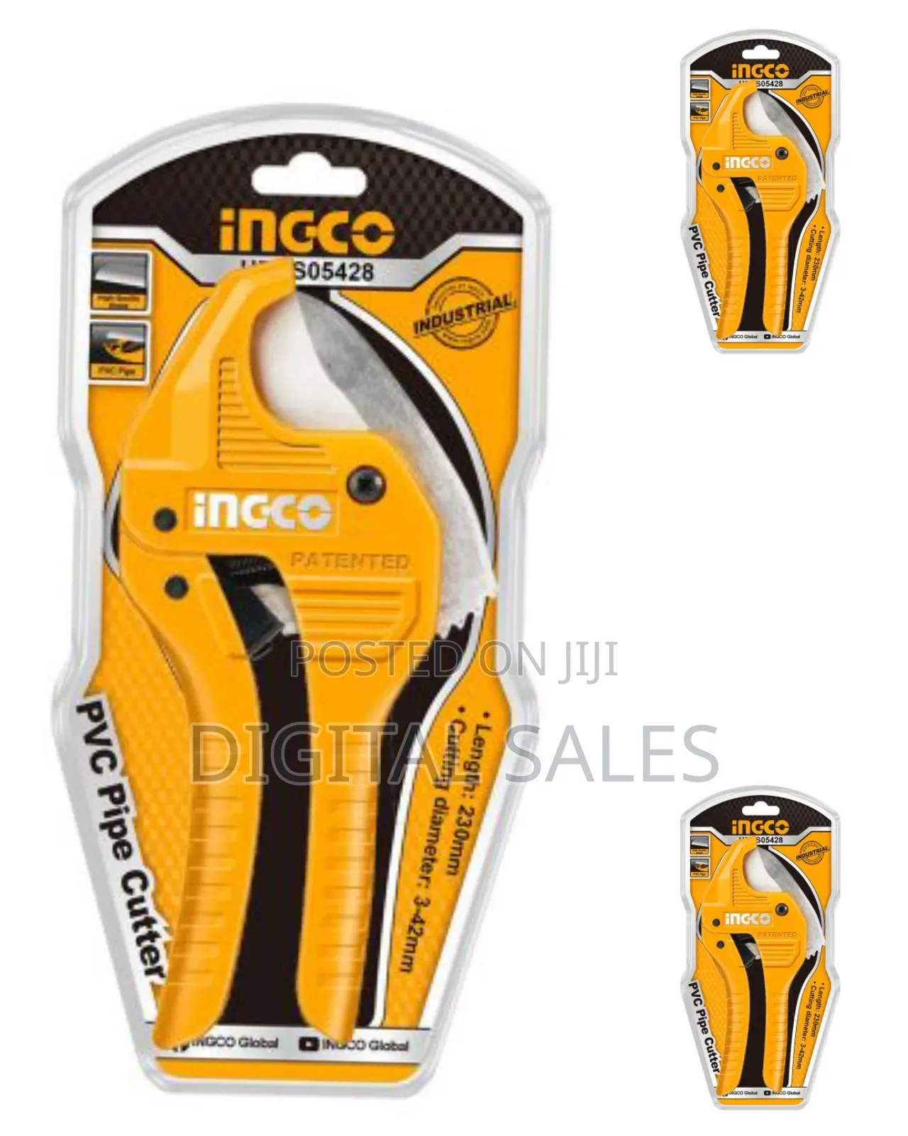 Ingco Hpcs05428 - PVC Pipe Cutter - Orange