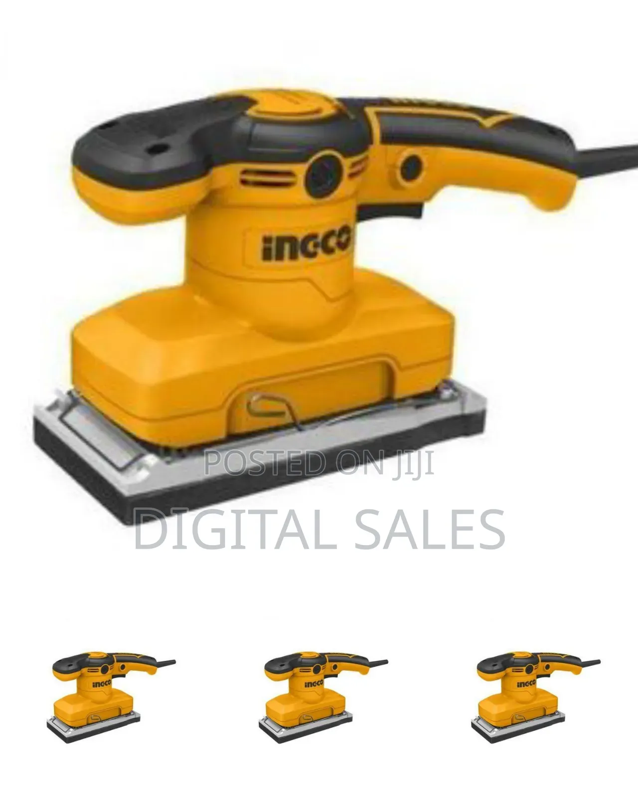 Ingco Finishing Sander 320w – Silver, Orange
