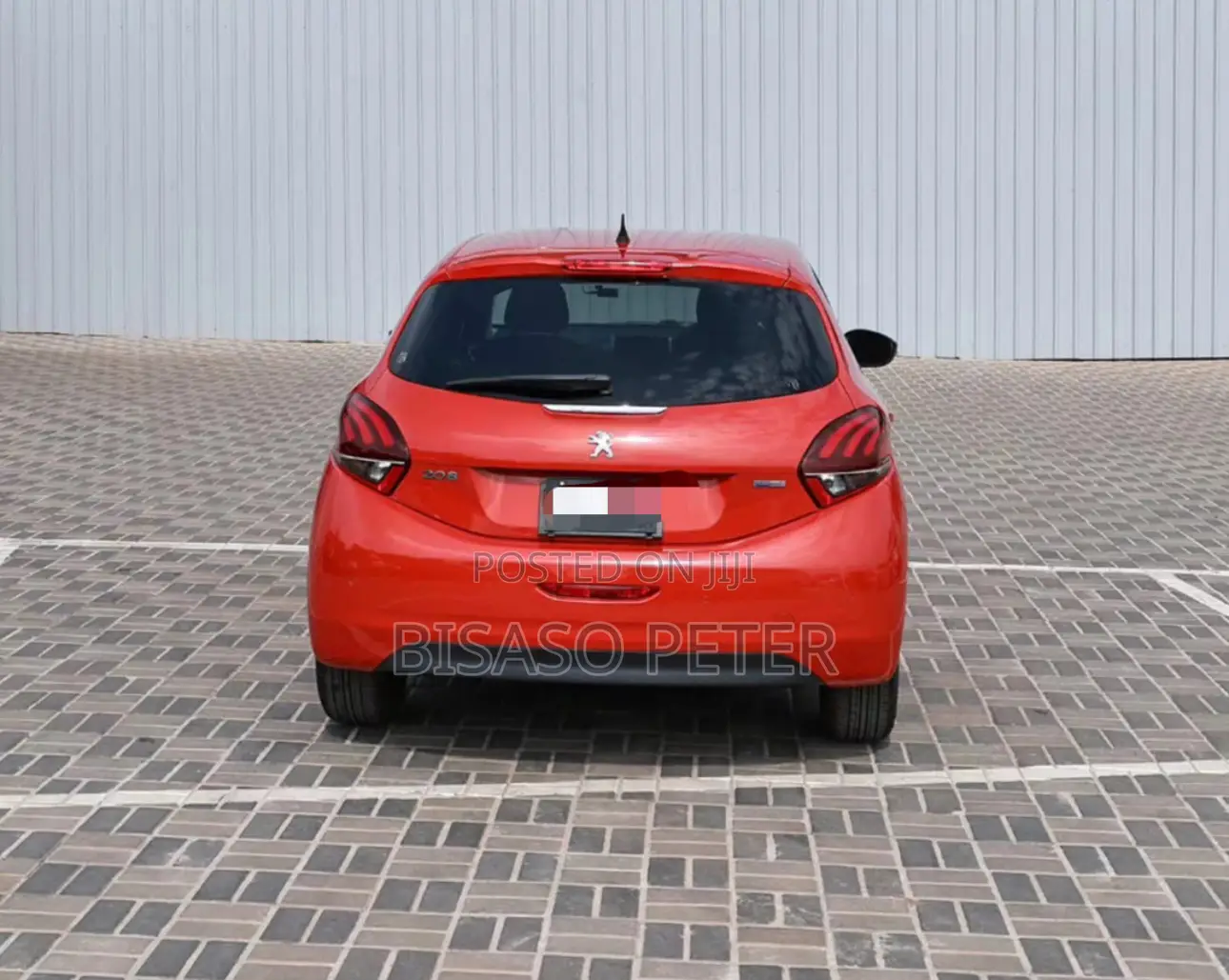 Peugeot 208 2016 Burgundy