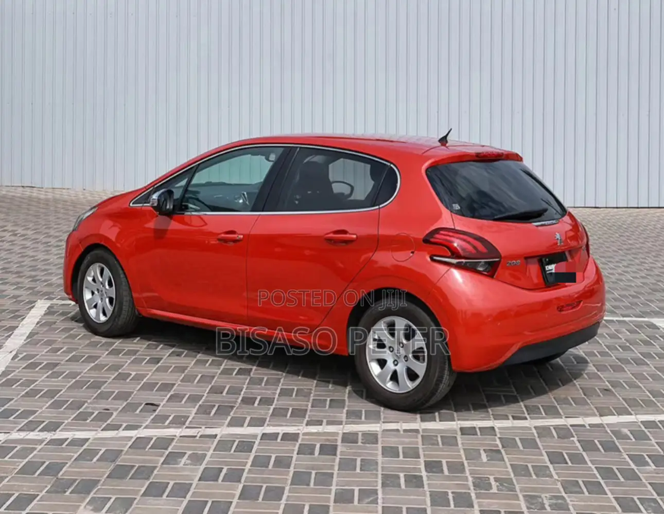 Peugeot 208 2016 Burgundy