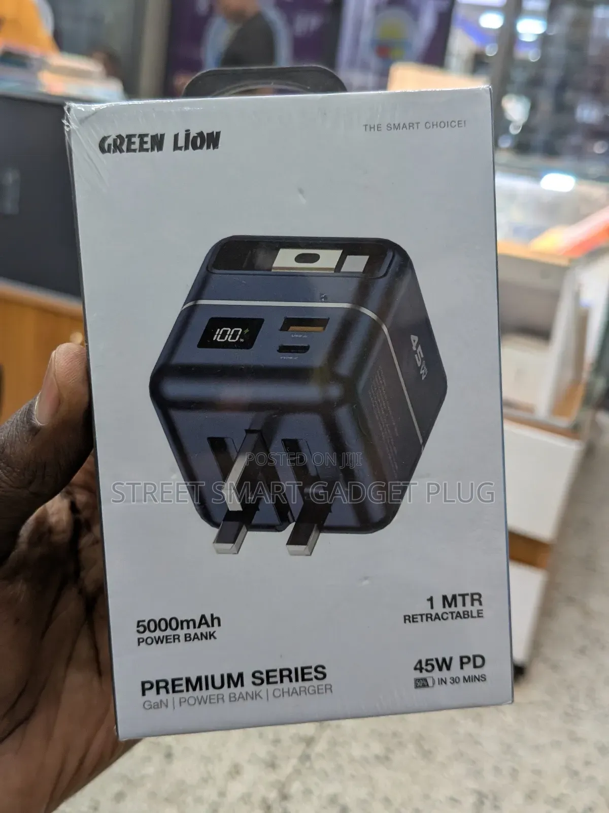 Greenlion 2in1 Premium Gan Adapter 45watts