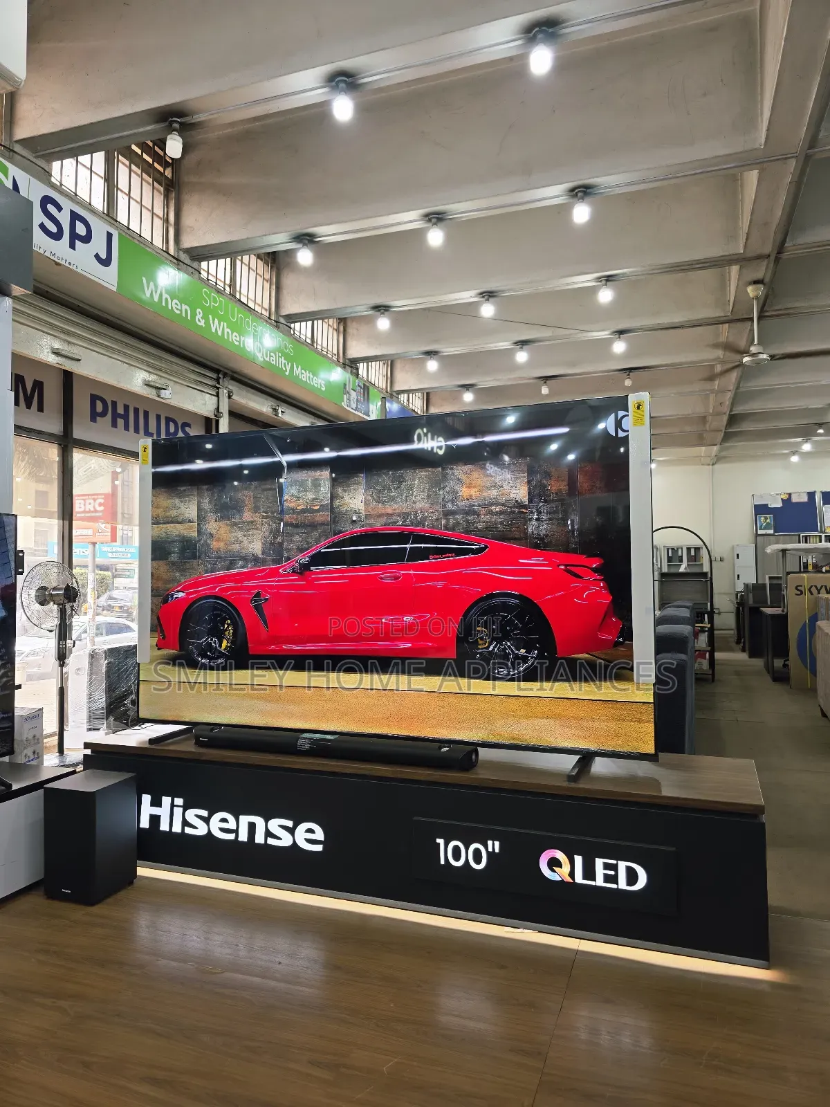 20% Discount Sales on Hisense 100inches Qled4k Vidaa Smart Tv