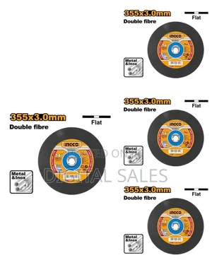 Ingco Abrasive Metal Cutting Disc 355x3.0mm - Orange#
