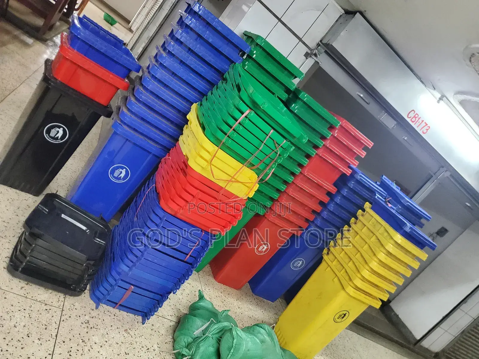 Hospital 120litres Plastic Dust Bins