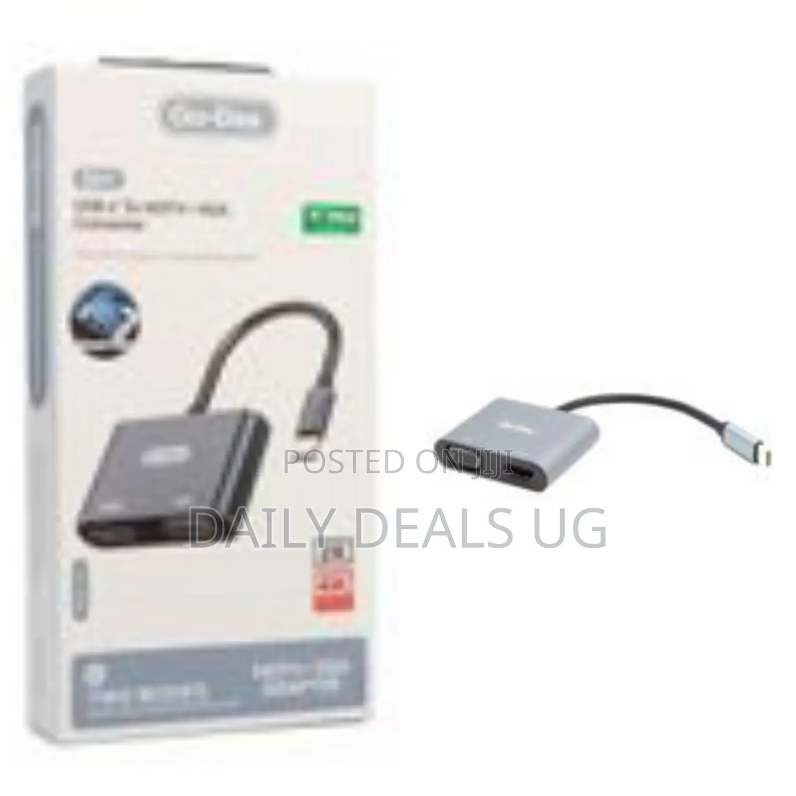 Go-Des Usb-C to Hdtv+Vga Converter Gd-8280 -Silver