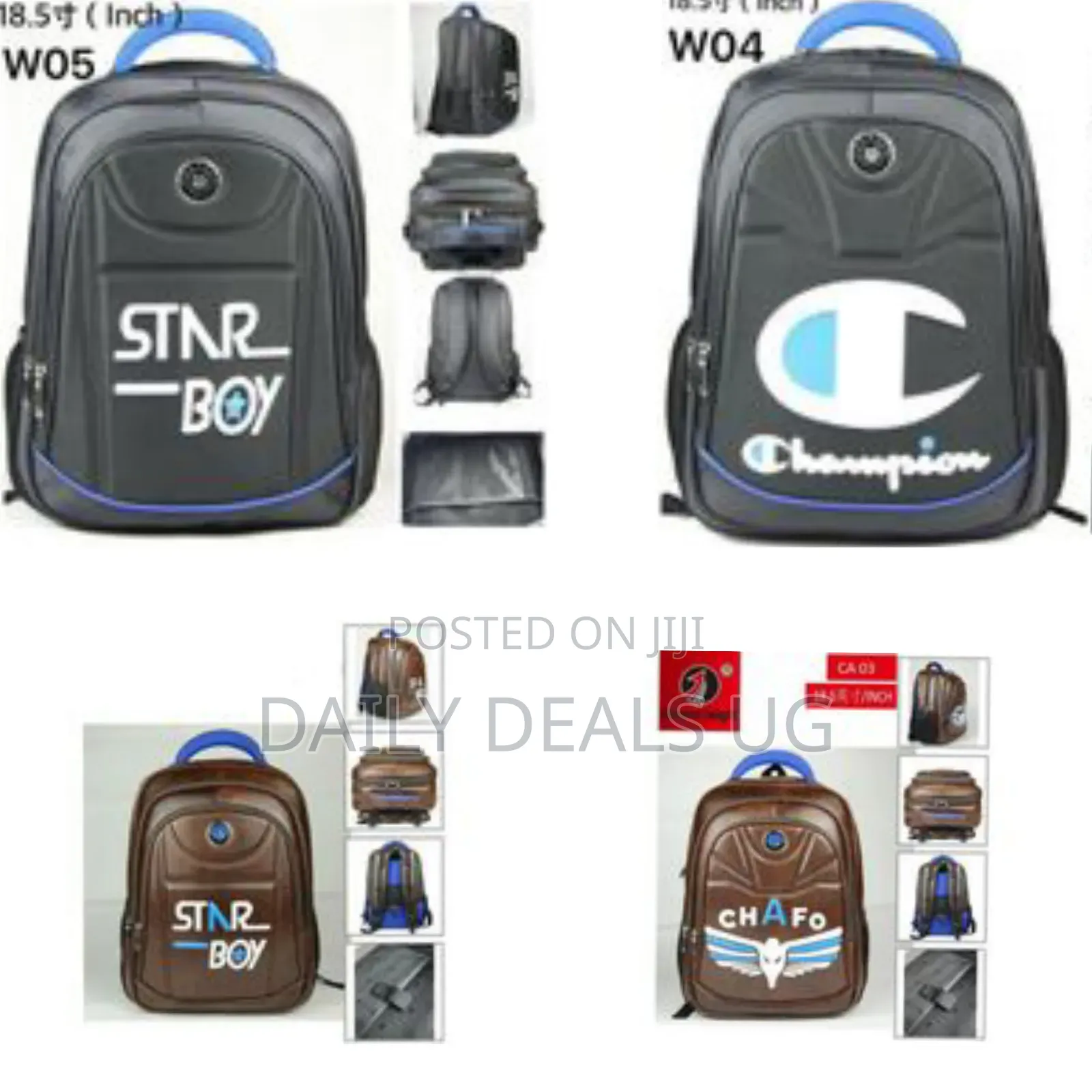 Star Boy Anti Theft Travel Laptop Student Bookbag Backpack Bag 18.5inc