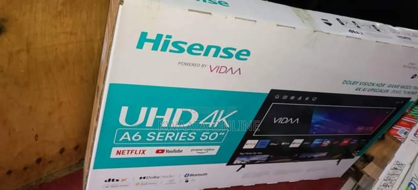 Hisense 50inch Smart Tv Inbuilt Digital Free To Air Decoder