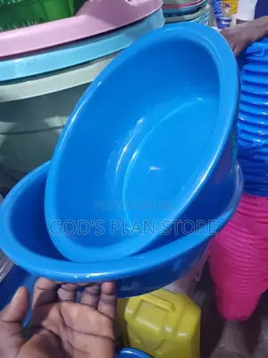 Plastic Round Katasa Blue