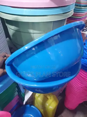 Plastic Round Katasa Blue