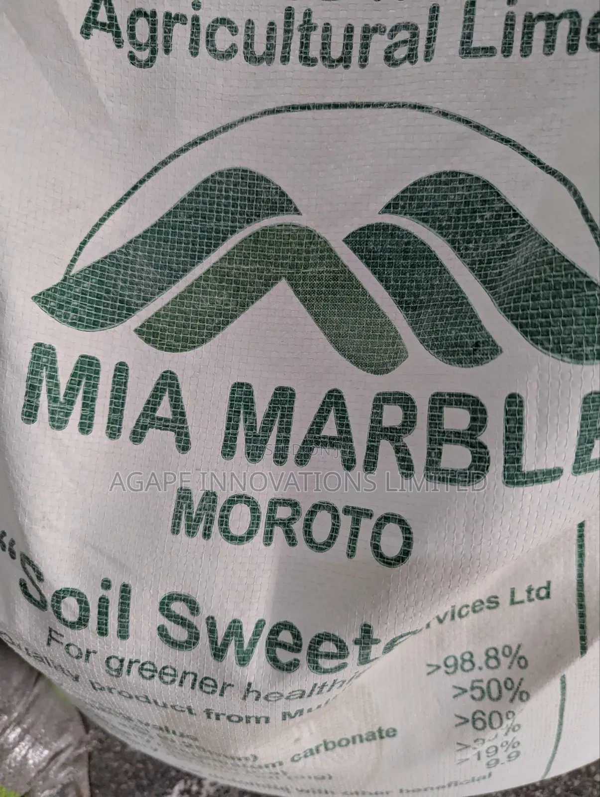 Agric Lime (Dolomitic Lime) 50kg Bag