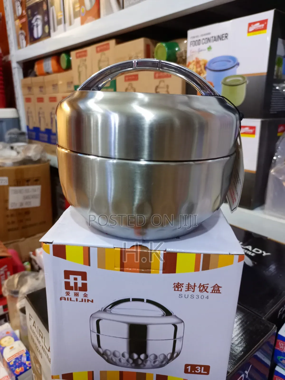 Ailijin Stainless Steel Thermal Lunch Box or Food Flask