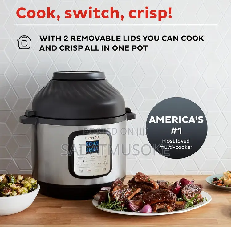 Instant Pot Duo Crisp 11-in-1 Air Fryer And Electric Pressure Cooker