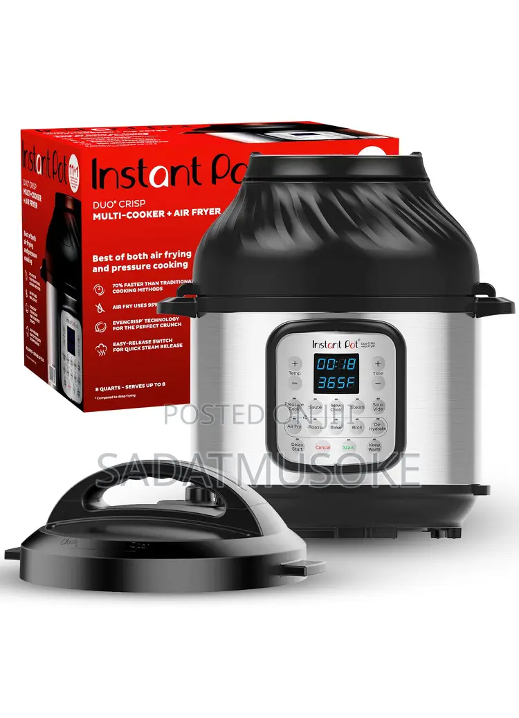 Instant Pot Duo Crisp 11-in-1 Air Fryer And Electric Pressure Cooker
