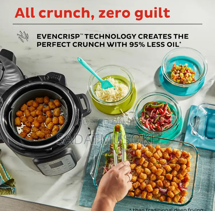 Instant Pot Duo Crisp 11-in-1 Air Fryer And Electric Pressure Cooker