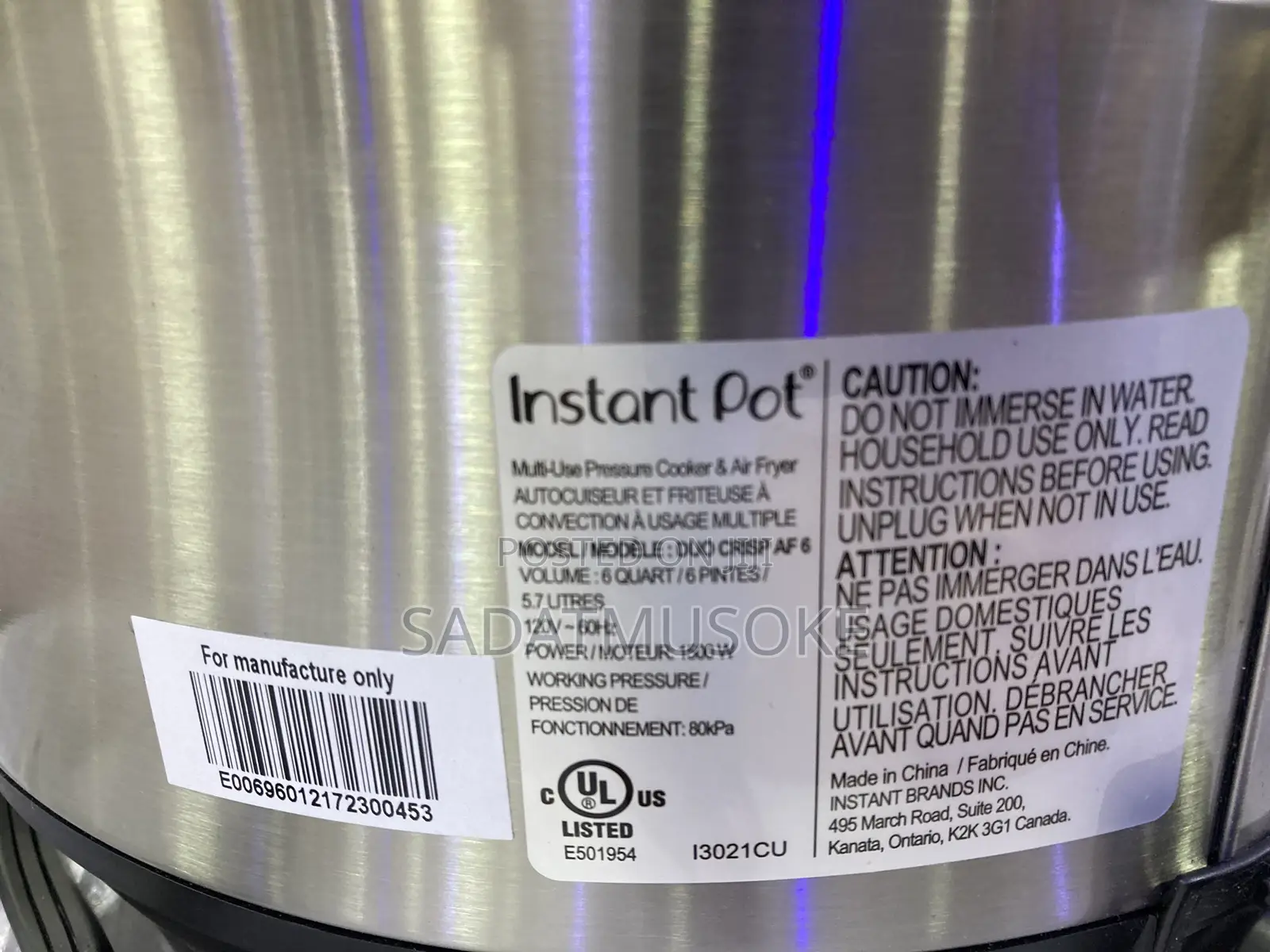 Instant Pot Duo Crisp 11-in-1 Air Fryer And Electric Pressure Cooker
