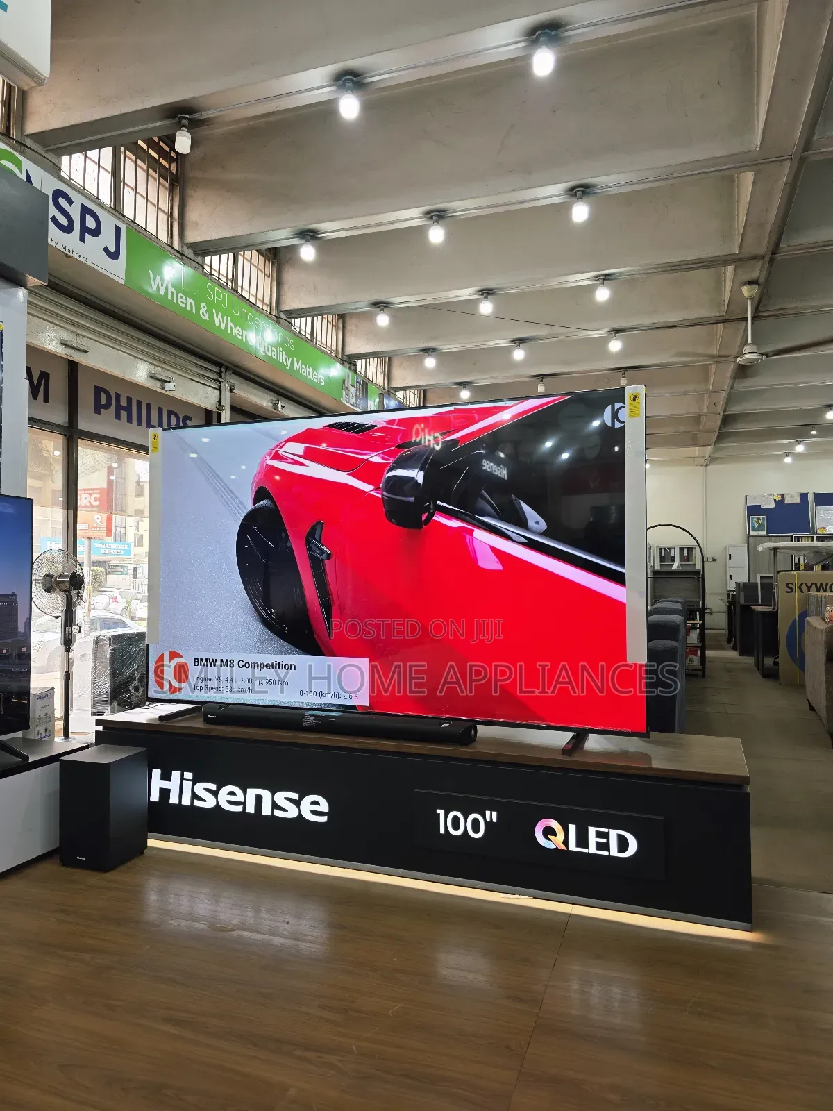 Quantum Dot Hisense 100inches Q7 Series Qled- Smart Vidaa Tv